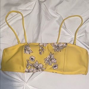 Abercrombie yellow bikini top